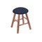 Holland Bar Stool Co Maple Vanity Stool, Medium Finish, Graph Tidal Seat RC18MSMed014 - alternate 1